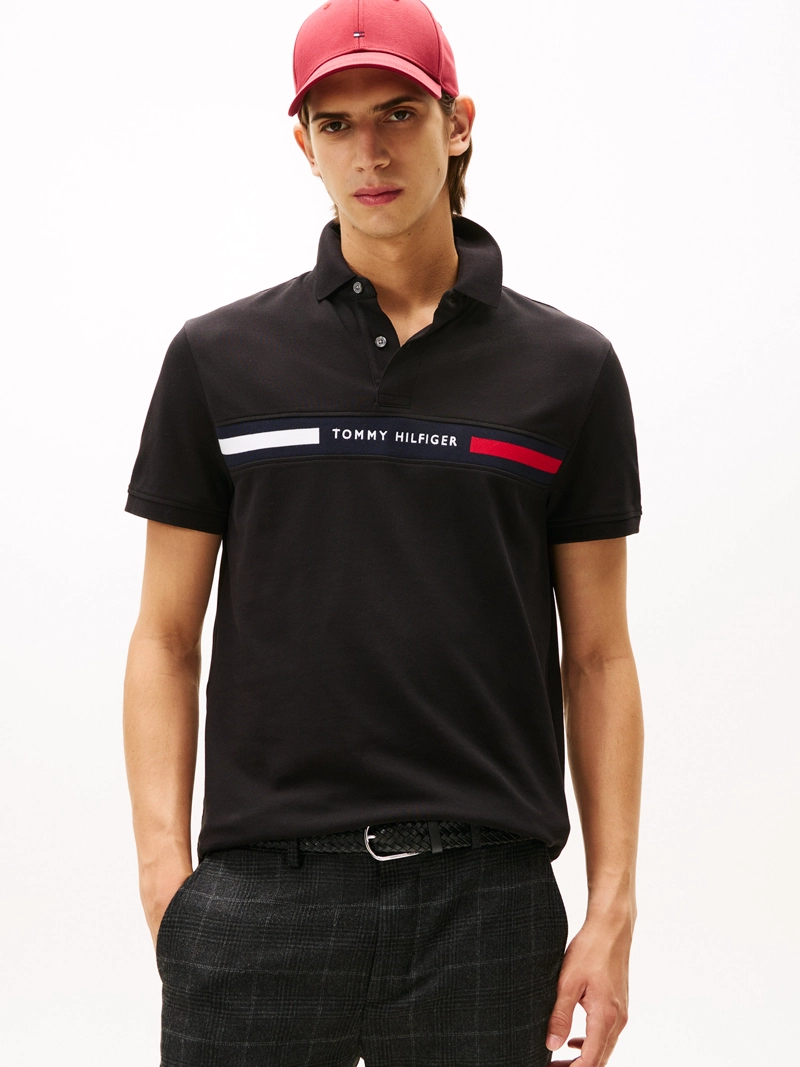 POLO CHEST INSERT LOGO REGULAR FIT - 1