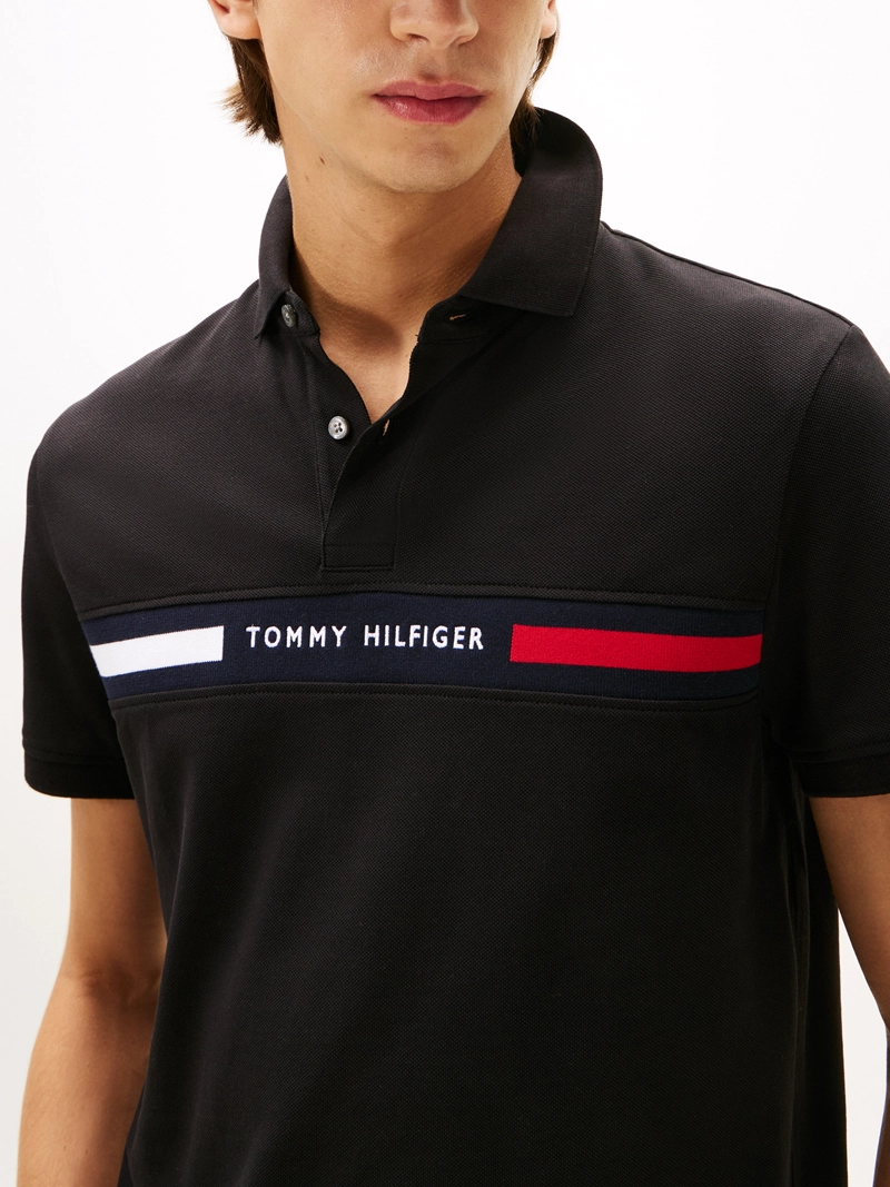 POLO CHEST INSERT LOGO REGULAR FIT - 4
