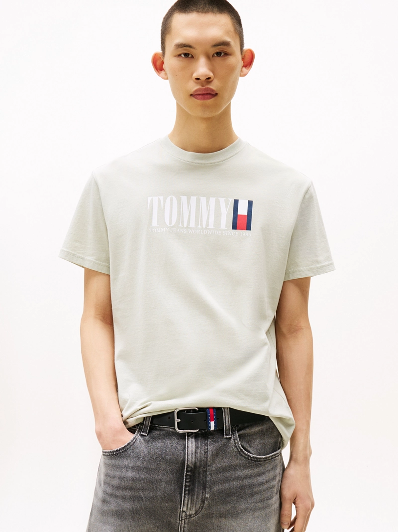 POLERA C-NECK CON LOGO REGULAR FIT - 1
