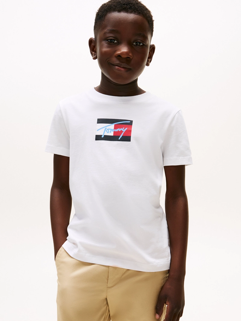 POLERA SCRIPT FLAG LOGO - 1