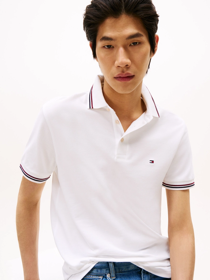 POLO CON RIBETES TIPPED SLIM FIT - 4