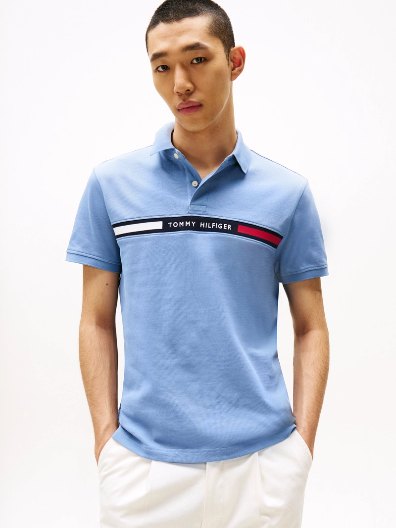 POLO CHEST INSERT LOGO REGULAR FIT - 1