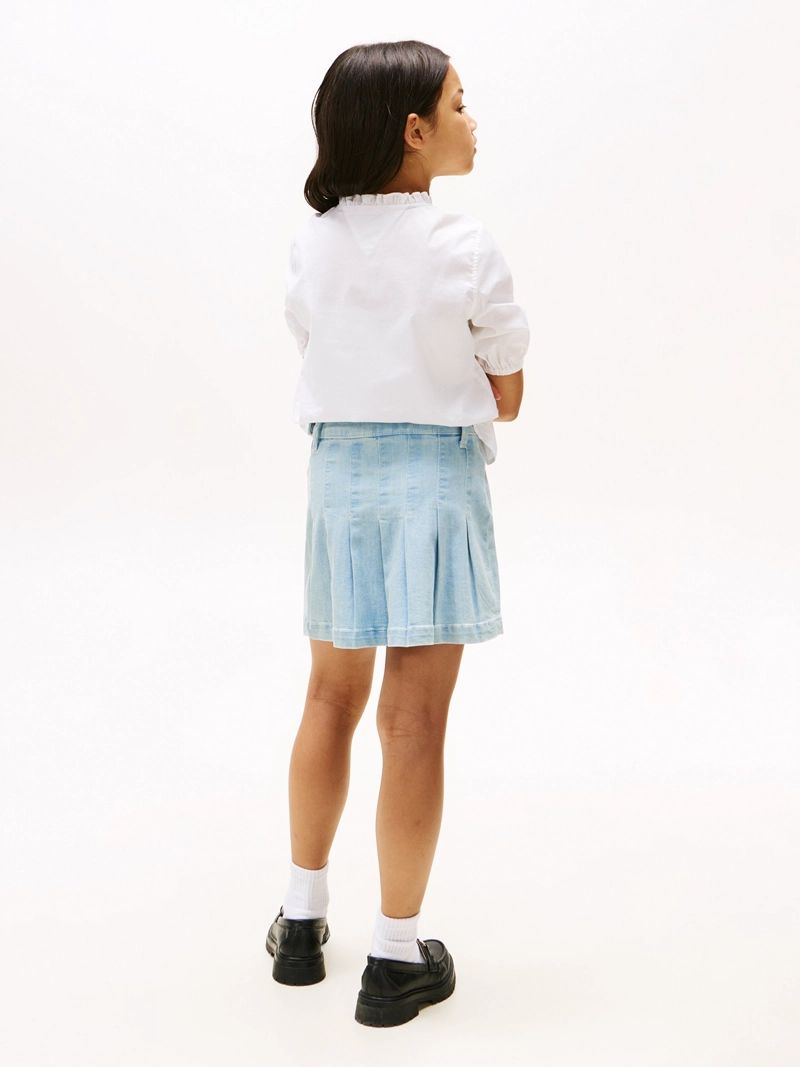 FALDA DENIM PLISADA - 3