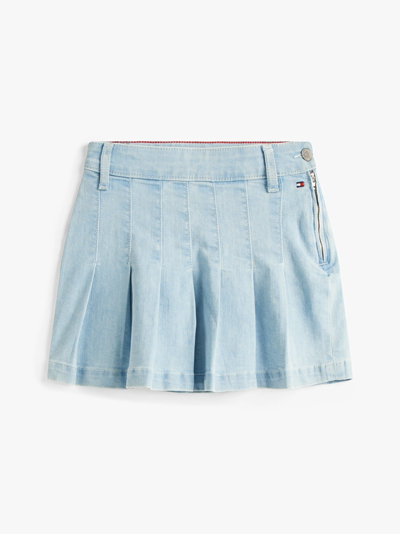 FALDA DENIM PLISADA - 5