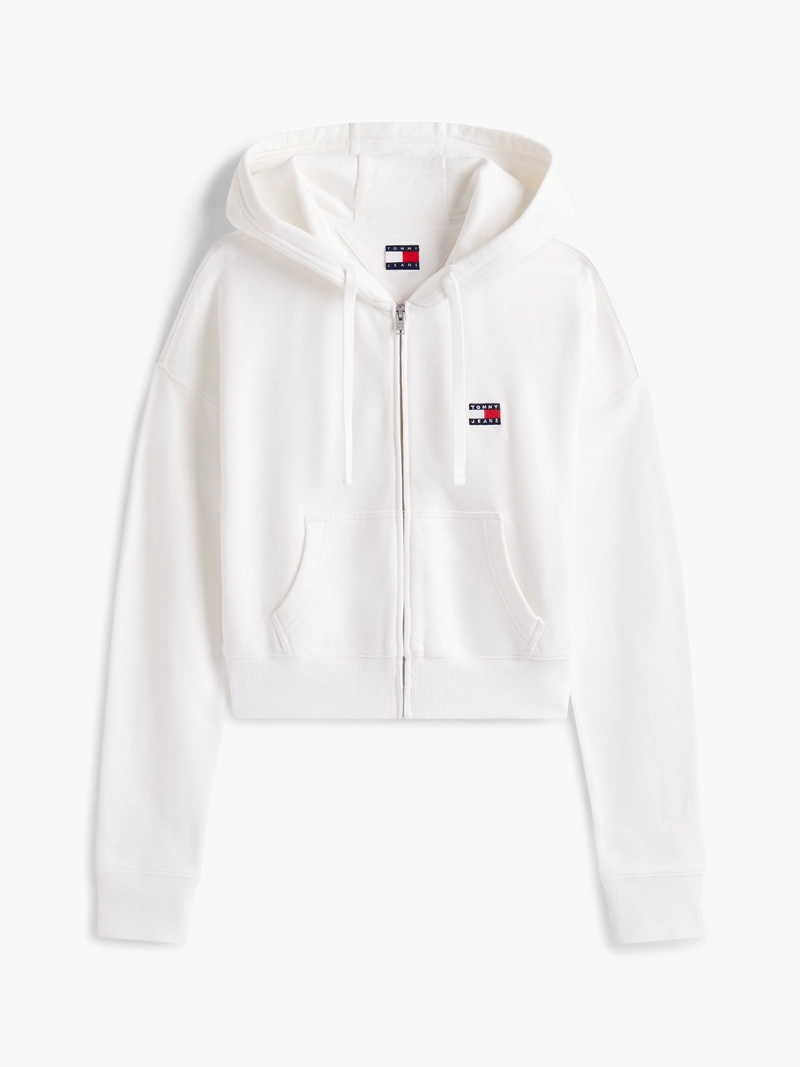 POLERON HOODIE CROPPED CON CIERRE - 5