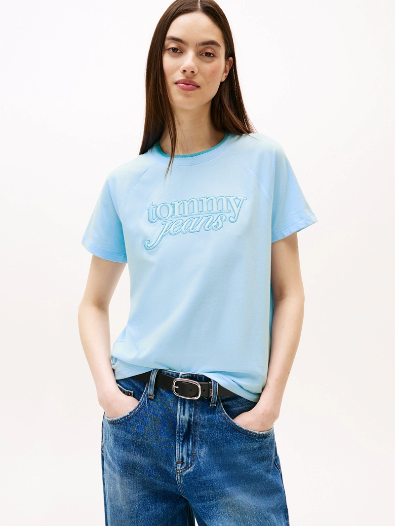 POLERA CON LOGO SCRIPT REGULAR FIT - 1