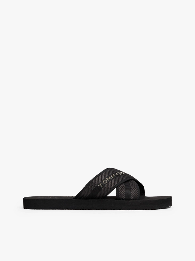 SANDALIAS CROSS STRAP CON LOGO - 5
