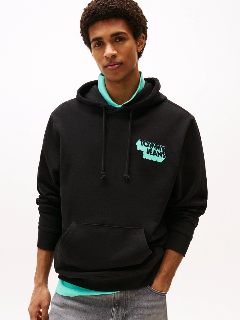 POLERON HOODIE LOGO GRAFICO - 1