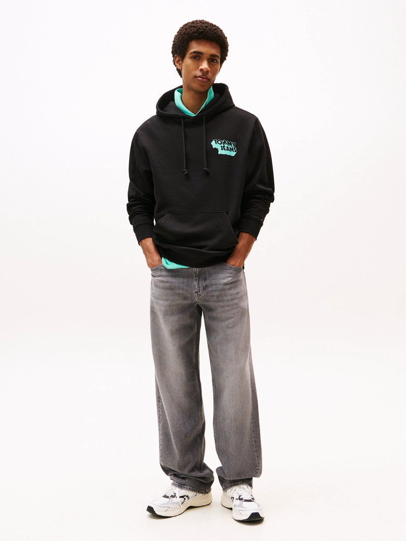 POLERON HOODIE LOGO GRAFICO - 2
