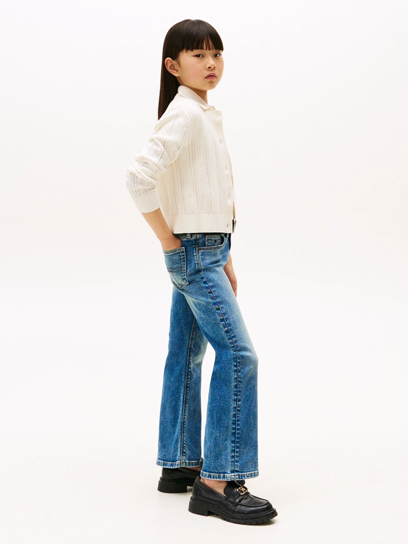 JEANS ACAMPANADOS DESTEÑIDOS - 4