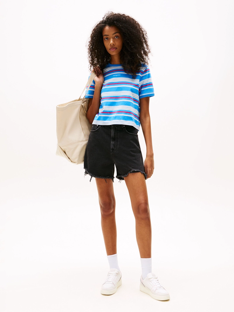 SHORTS MOM FIT DESGASTADOS - 1