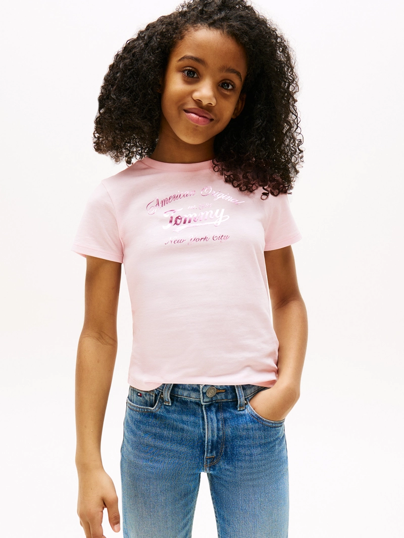 POLERA SCRIPT LOGO METALIZADO - 1