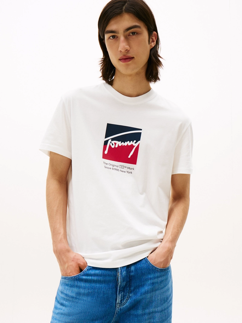 POLERA CON LOGO DISTINTIVO REGULAR FIT - 1