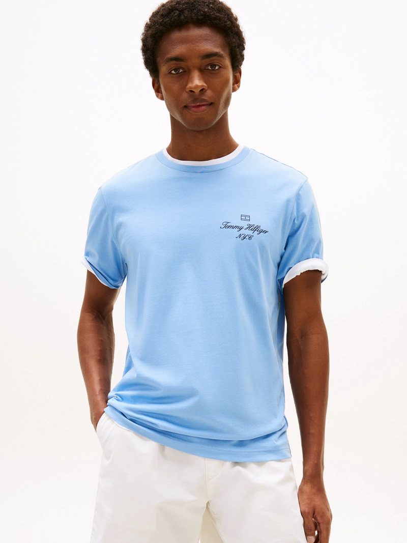 POLERA CON LOGO FLAG REGULAR FIT - 1