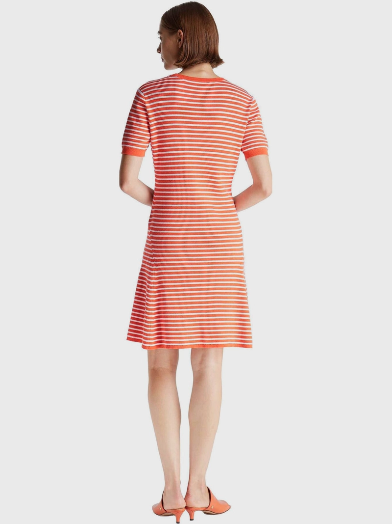 VESTIDO DE RAYAS CON LOGO - 2
