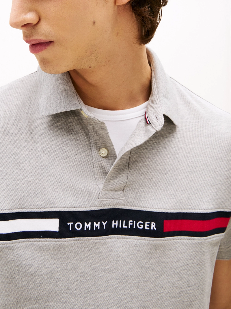 POLO CHEST INSERT LOGO REGULAR FIT - 4