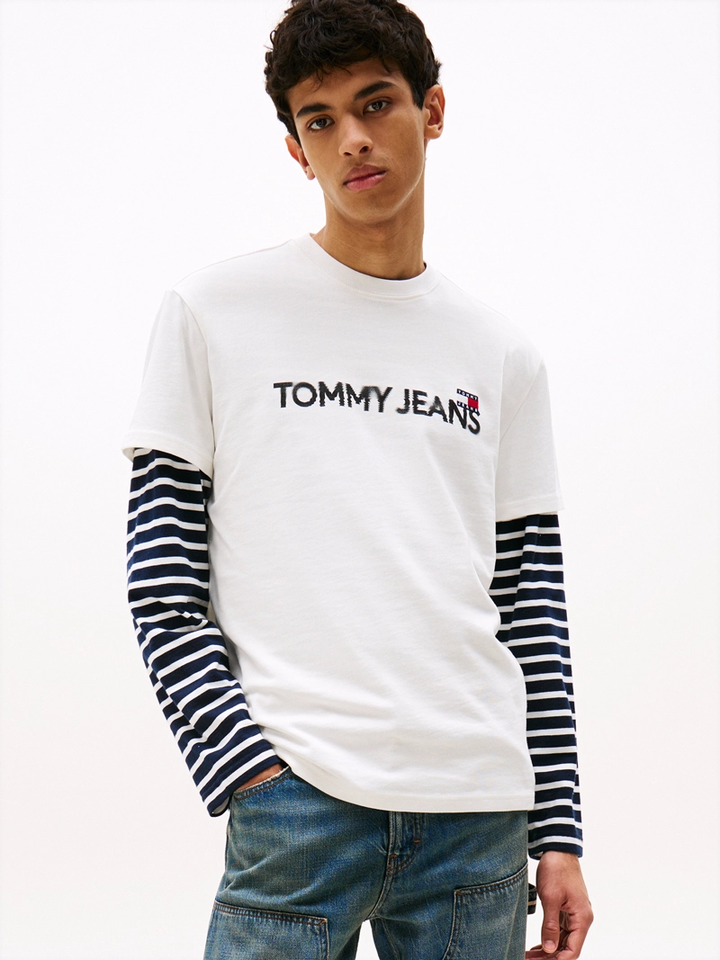POLERA CON LOGO DE PARCHE REGULAR FIT - 1