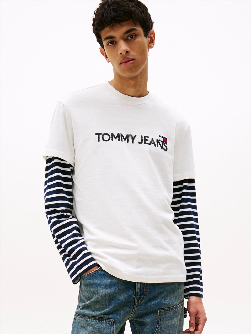 POLERA CON LOGO DE PARCHE REGULAR FIT - 1
