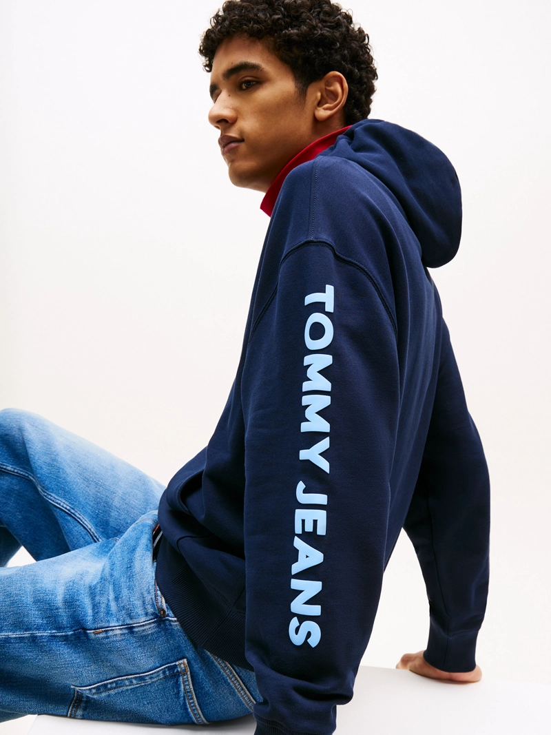 POLERON HOODIE CROPPED CON LOGO - 4