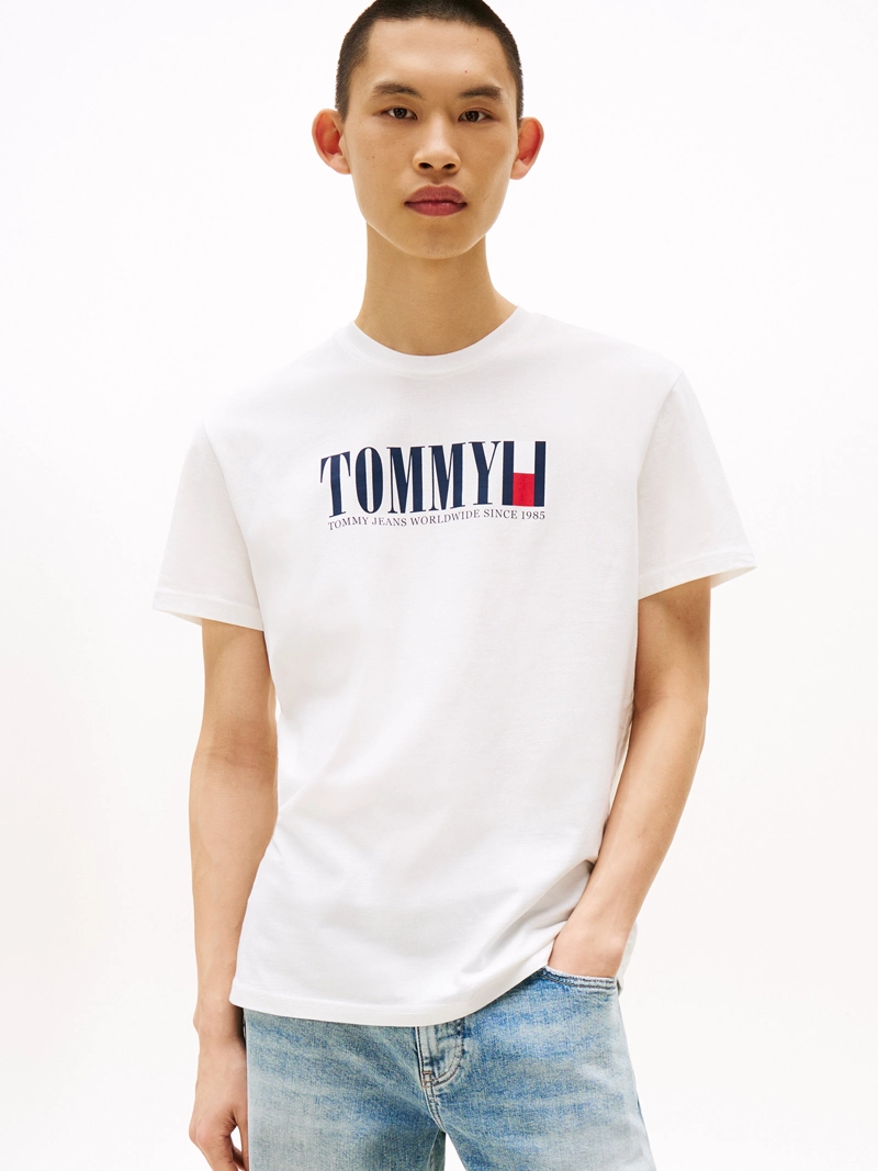 POLERA C-NECK CON LOGO REGULAR FIT - 1