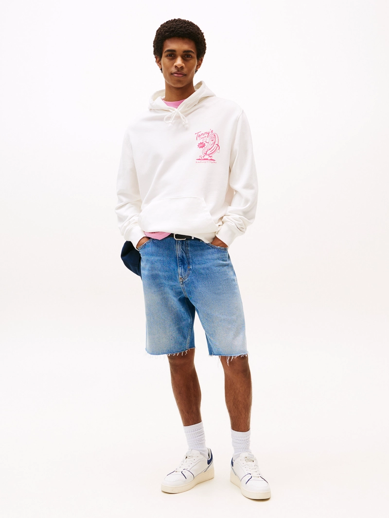 POLERON HOODIE LOGO GRAFICO TRASERO - 2