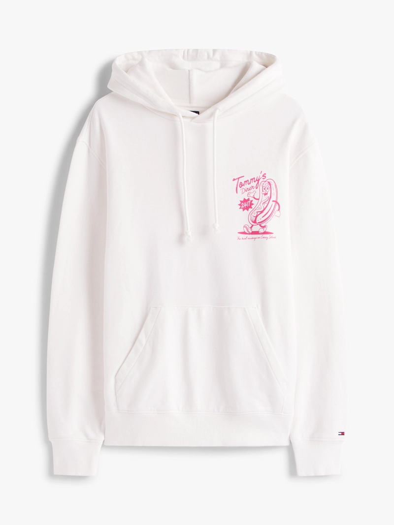 POLERON HOODIE LOGO GRAFICO TRASERO - 6