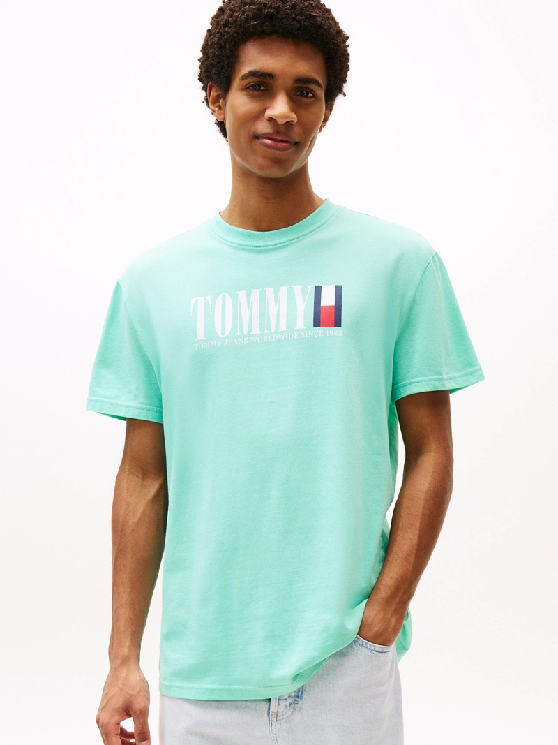 POLERA C-NECK CON LOGO REGULAR FIT - 1