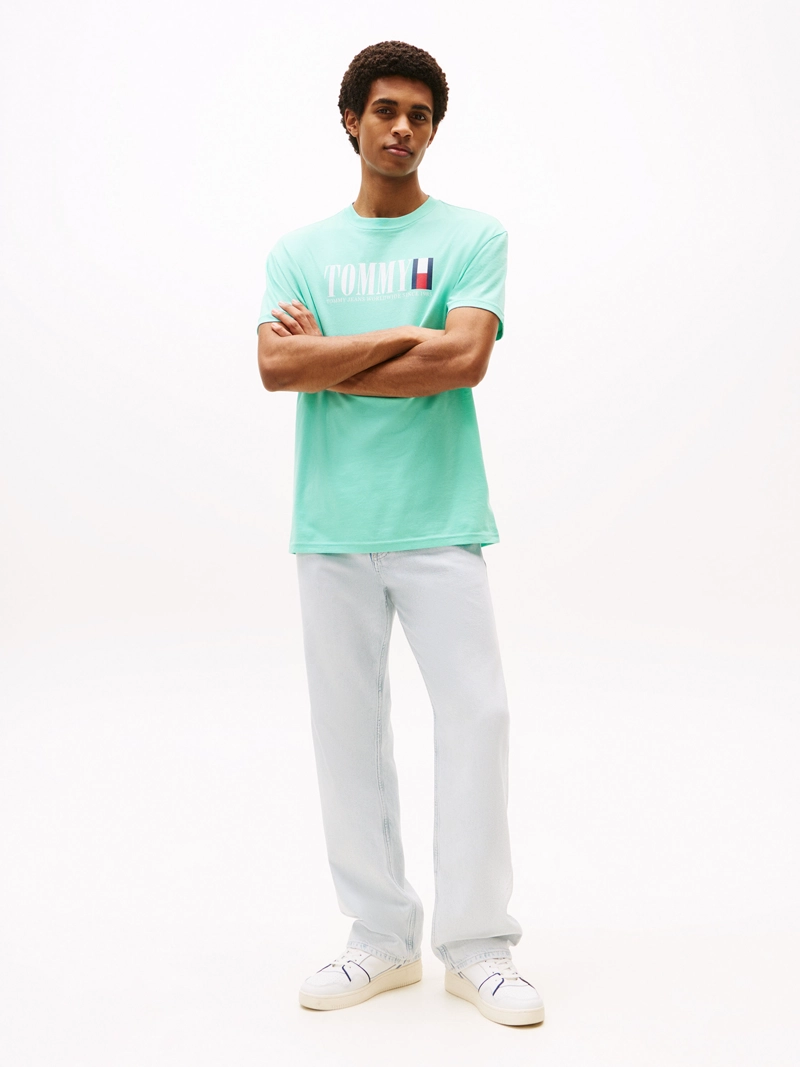 POLERA C-NECK CON LOGO REGULAR FIT - 2