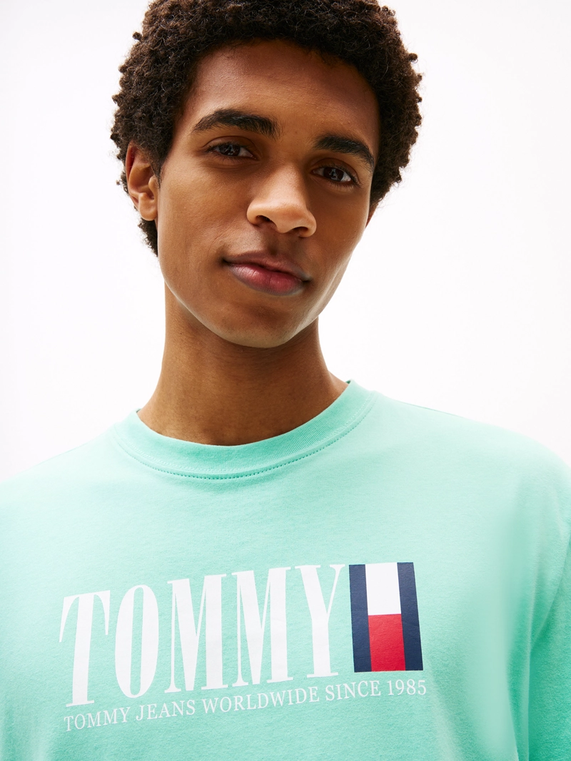 POLERA C-NECK CON LOGO REGULAR FIT - 4