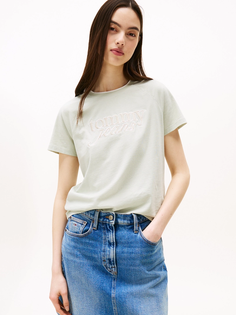 POLERA CON LOGO SCRIPT REGULAR FIT - 1