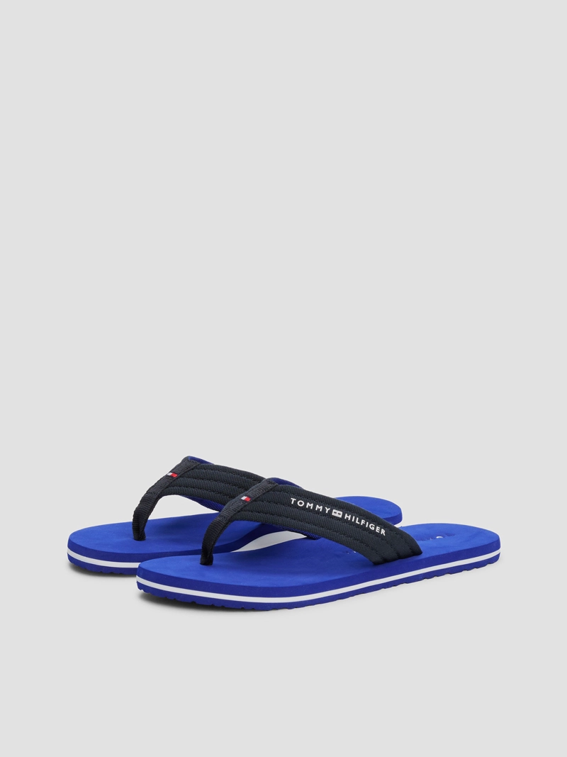 SANDALIAS NYC TRENZADA CON LOGO - 1