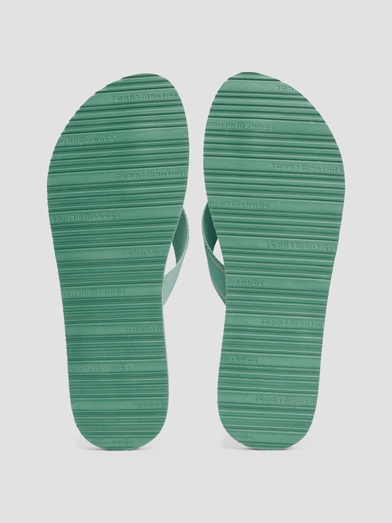 SANDALIAS CON LOGO Y RAYAS - 4