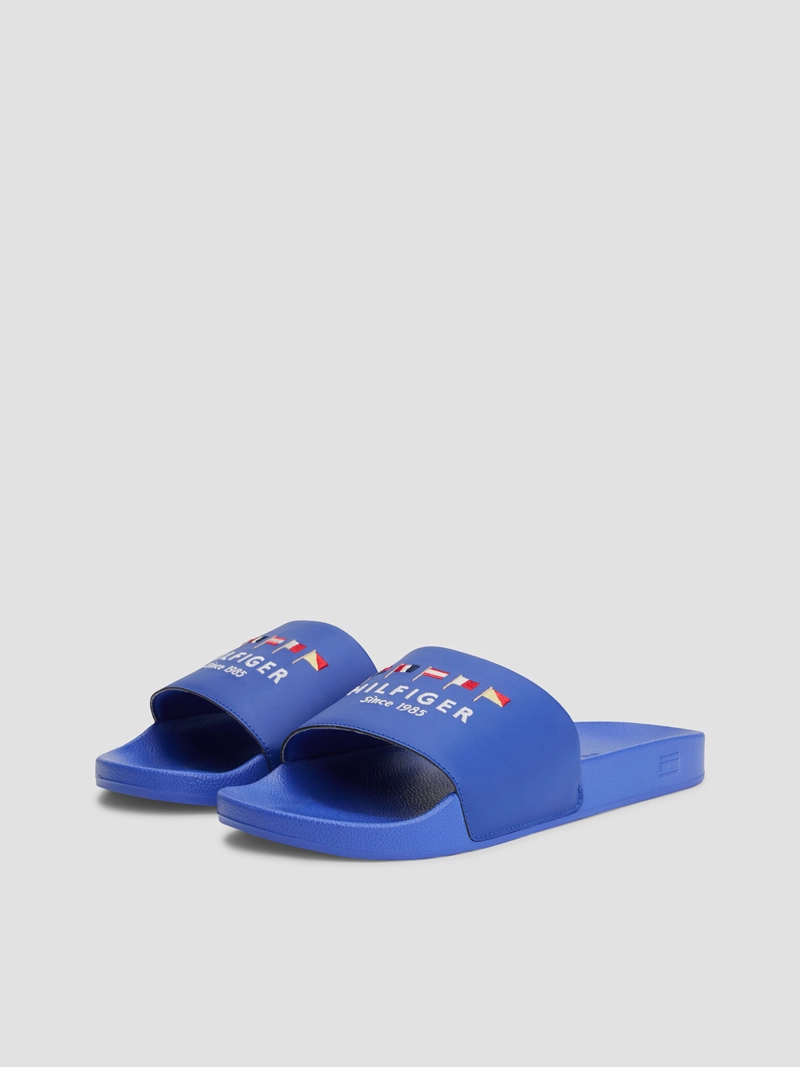SANDALIAS CON LOGO BORDADO - 1