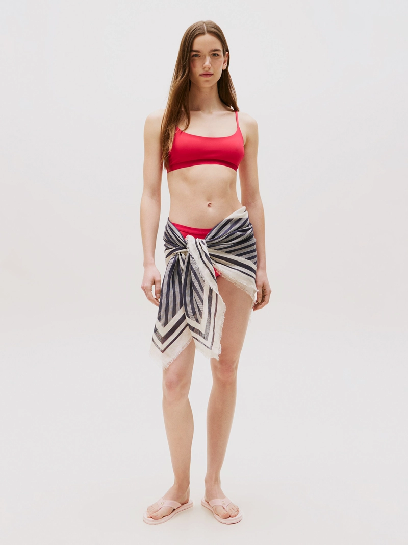SANDALIAS CON LOGO Y RAYAS - 2