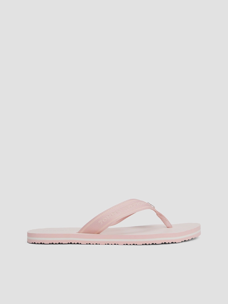 SANDALIAS CON LOGO Y RAYAS - 5