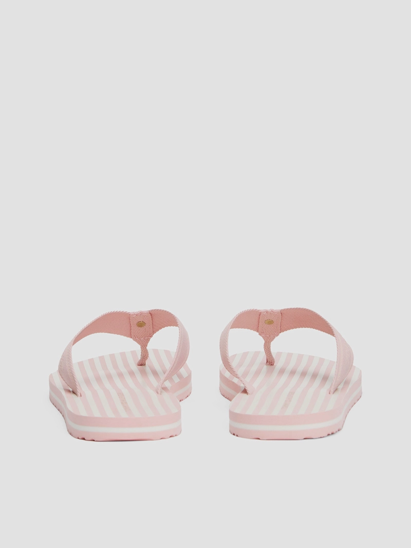 SANDALIAS CON LOGO Y RAYAS - 8