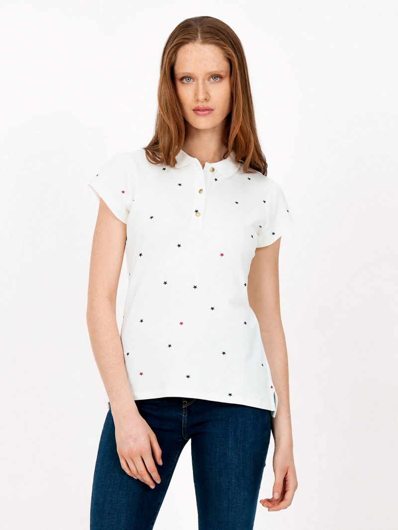 POLO STAR PRINT REGULAR FIT - 1