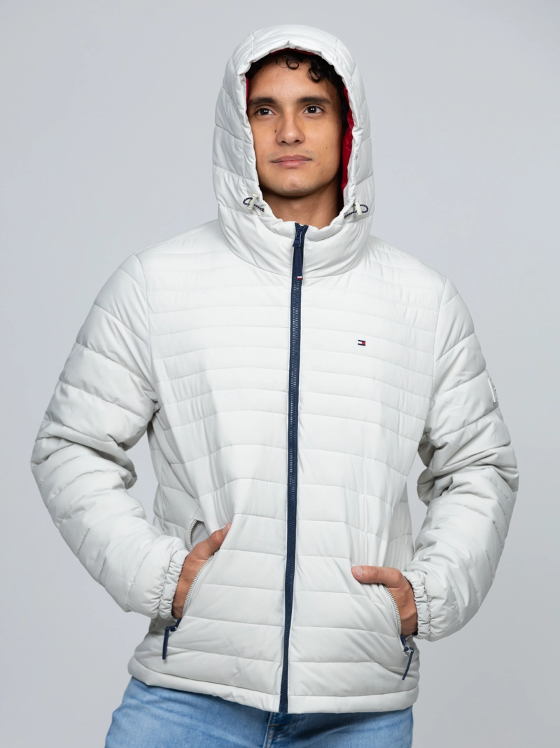 PARKA HOODIE SOLID CON CIERRE - 5
