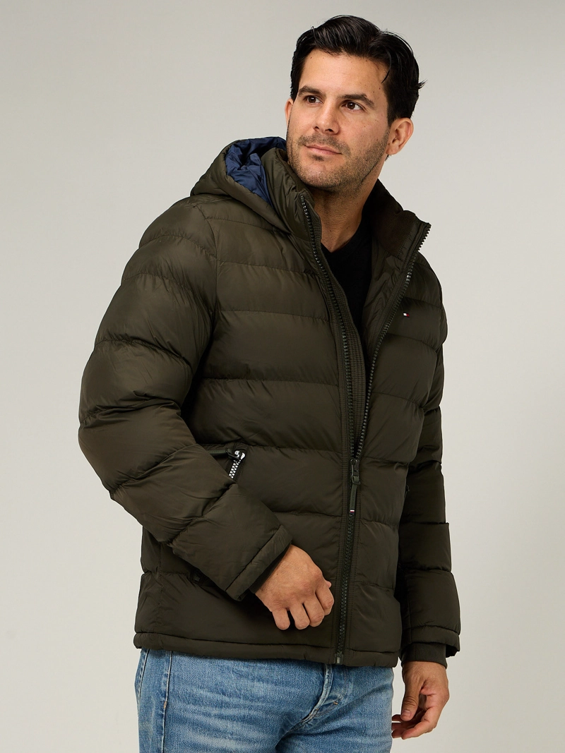 PARKA ACOLCHADA CON GORRO - 1