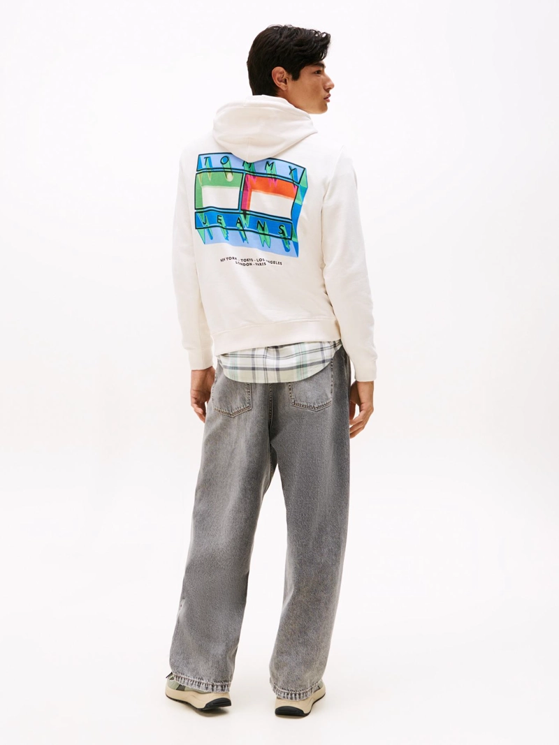 POLERON HOODIE CON LOGO GRAFICO - 3