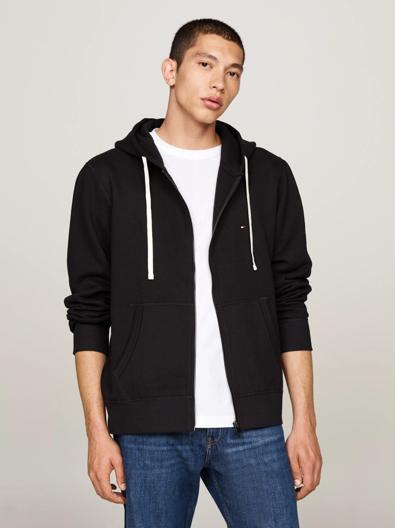 POLERON HOODIE ESSENTIAL CON CIERRE - 1