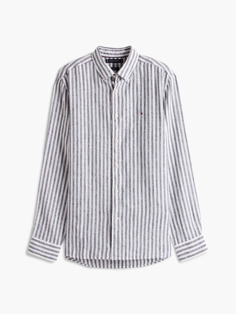 CAMISA LINEN STRIPE REGULAR FIT - 5