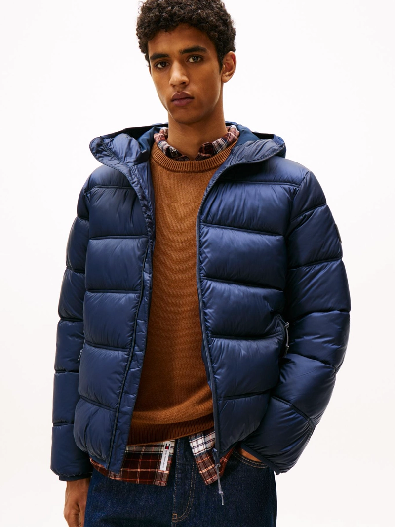 PARKA ACOLCHADA HOODED CON LOGO - 1