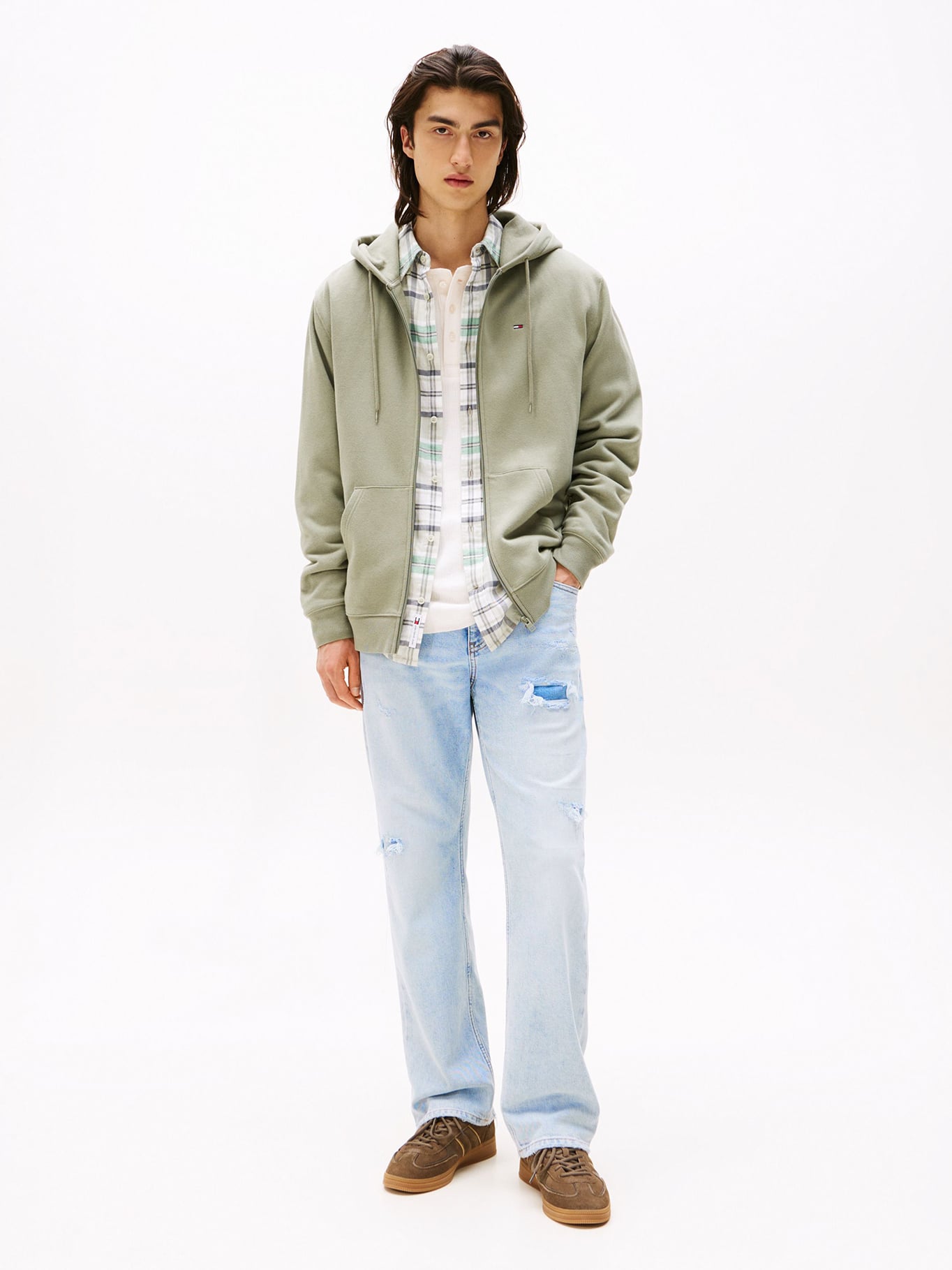 POLERON HOODIE CON CIERRE - 2
