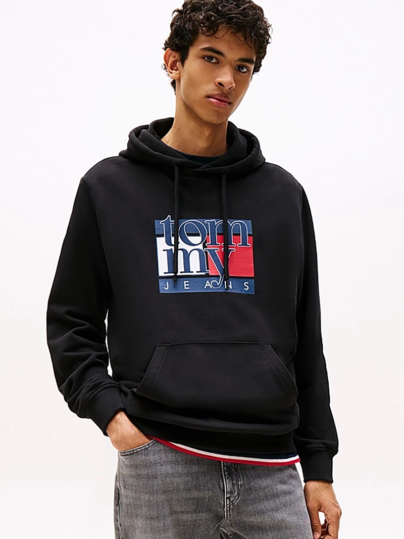POLERON HOODIE CON LOGO - 1