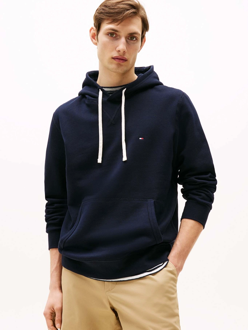 POLERON HOODIE ESSENTIAL CON LOGO - 1