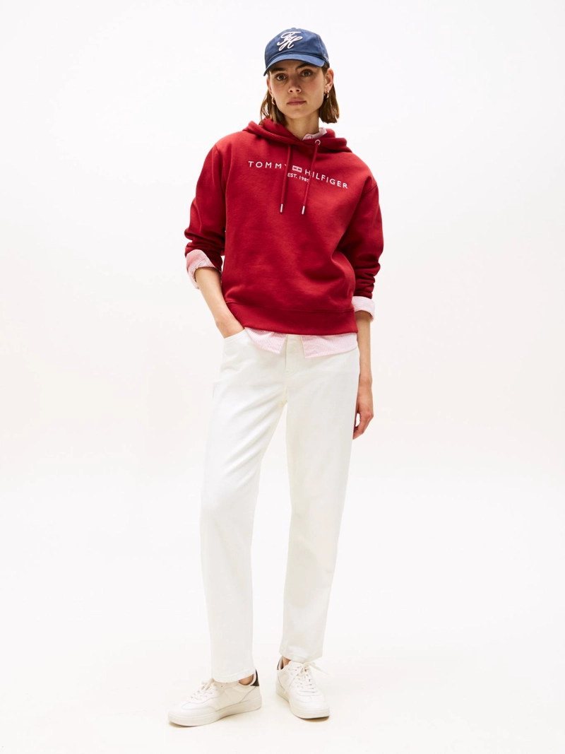 POLERON HOODIE CON LOGO BORDADO - 2