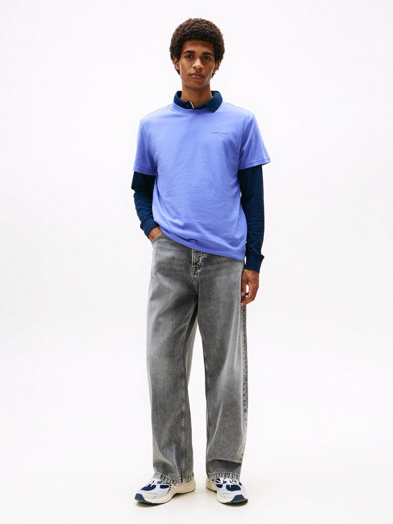 POLERA CON LOGO LINEAL SLIM FIT - 2