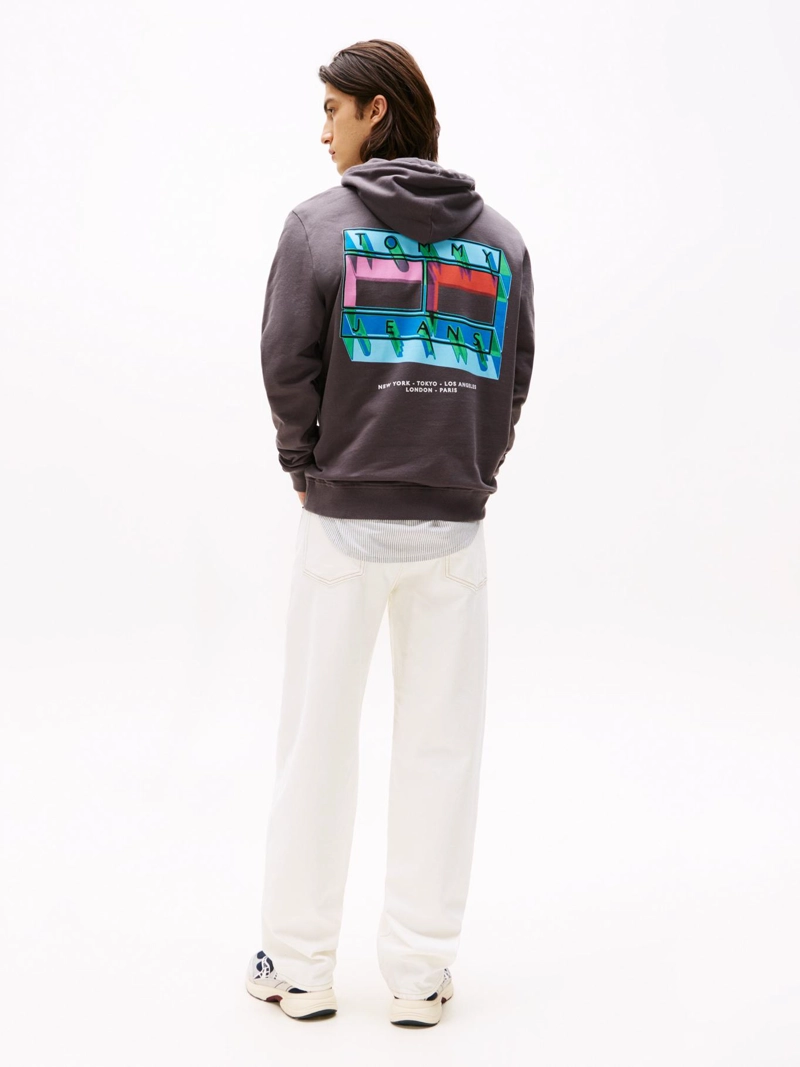 POLERON HOODIE CON LOGO GRAFICO - 3