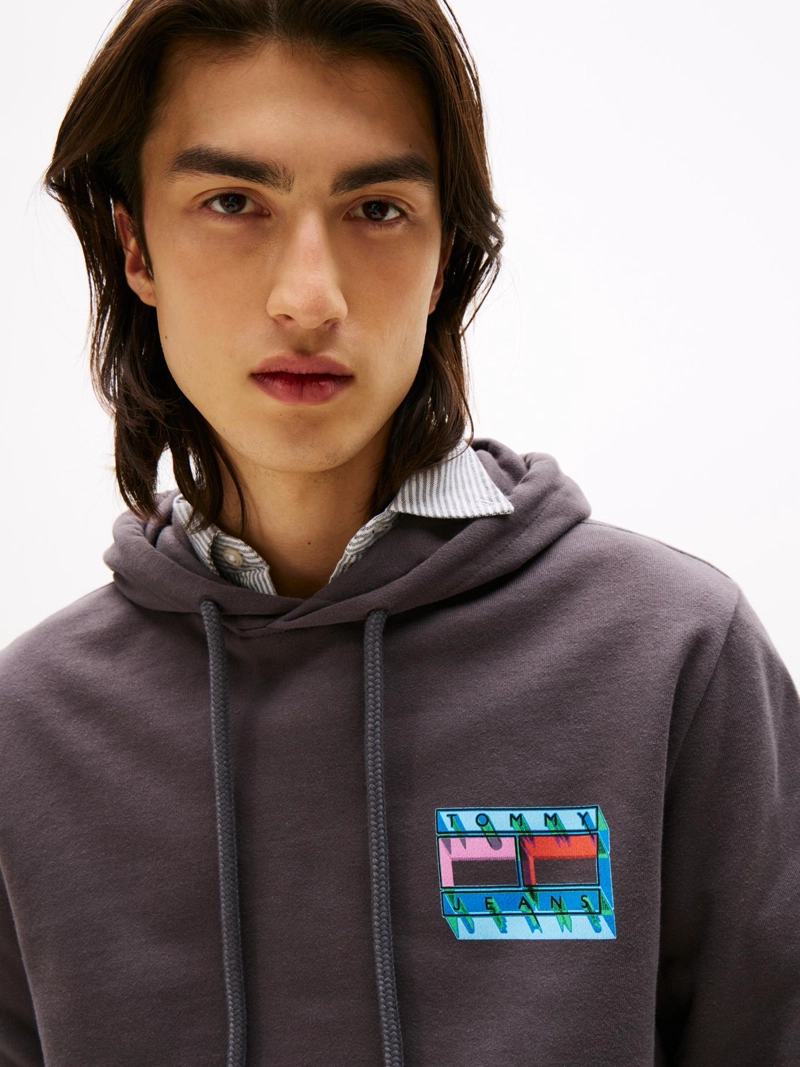 POLERON HOODIE CON LOGO GRAFICO - 4